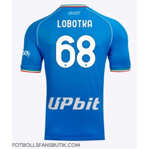 SSC Napoli Stanislav Lobotka #68 Replika Hemmatröja 2023-24 Kortärmad